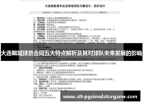大连鲲城球员合同五大特点解析及其对球队未来发展的影响