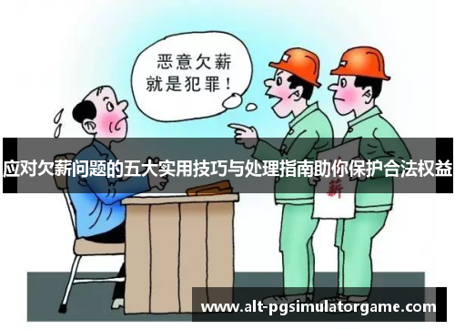 应对欠薪问题的五大实用技巧与处理指南助你保护合法权益