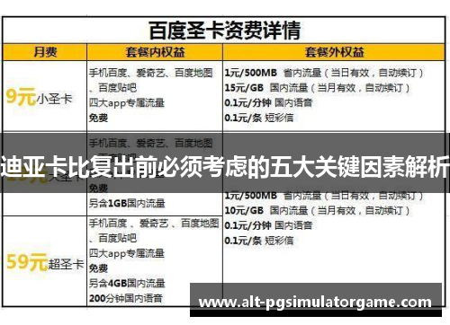 迪亚卡比复出前必须考虑的五大关键因素解析